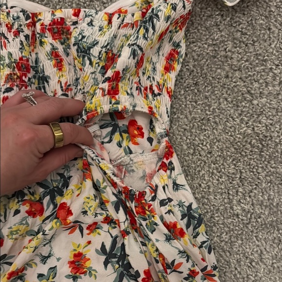 Floral Off-Shoulder Maxi Dress - Picture 8 of 9